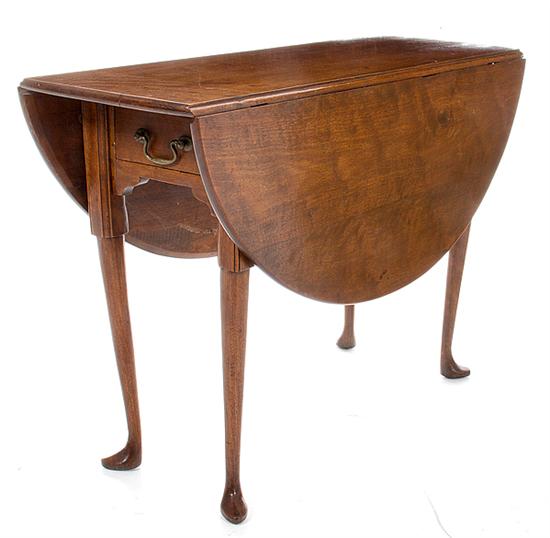 Southern Queen Anne walnut dining 13690f