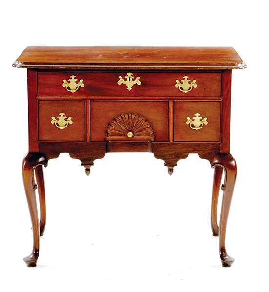 Queen Anne style carved mahogany