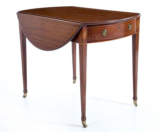 George III inlaid mahogany Pembroke 136987