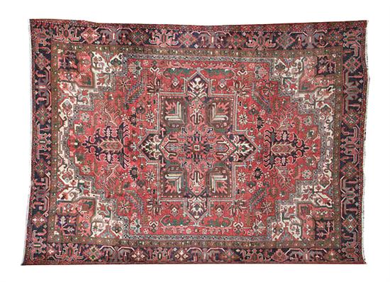 Heriz carpet 9'1'' x 11'10'' Provenance: