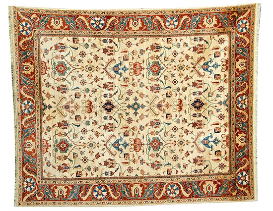 Turkish Oushak carpet 8 1 x 9 8  136995