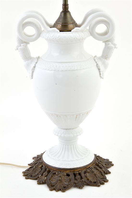 Meissen porcelain urn converted 1369a1