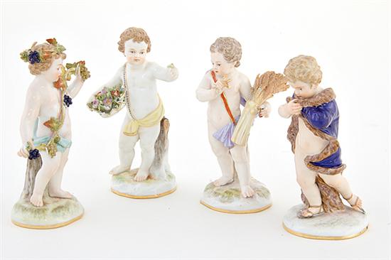 Meissen porcelain putti representing 1369a8