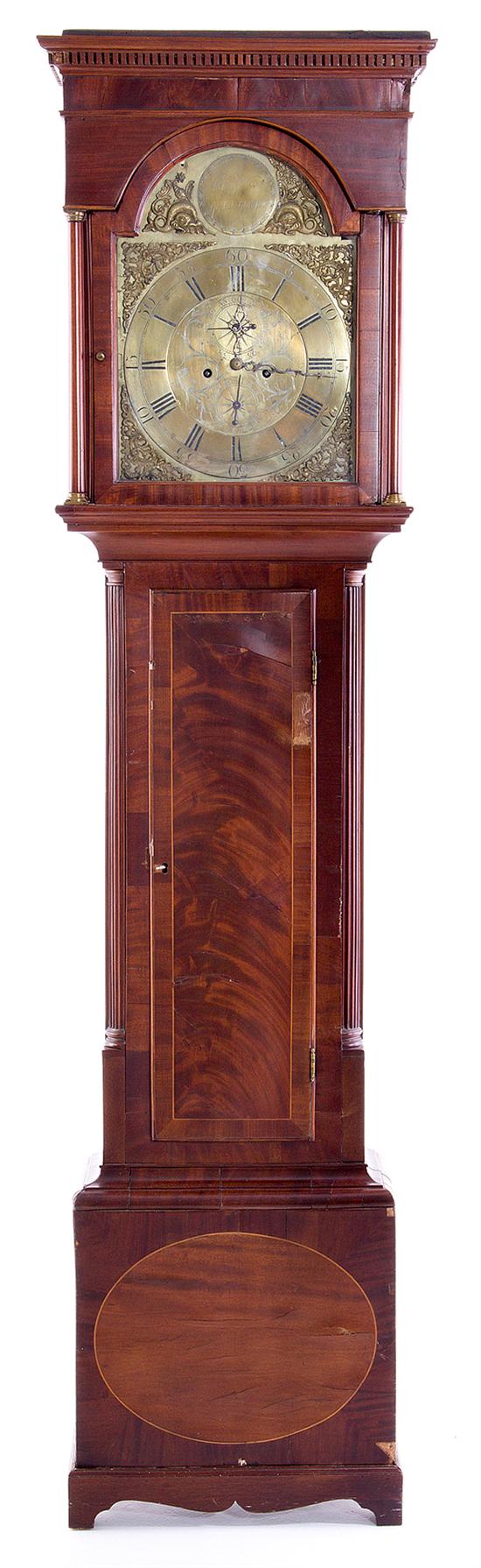 Scottish inlaid mahogany tall case 1369d3