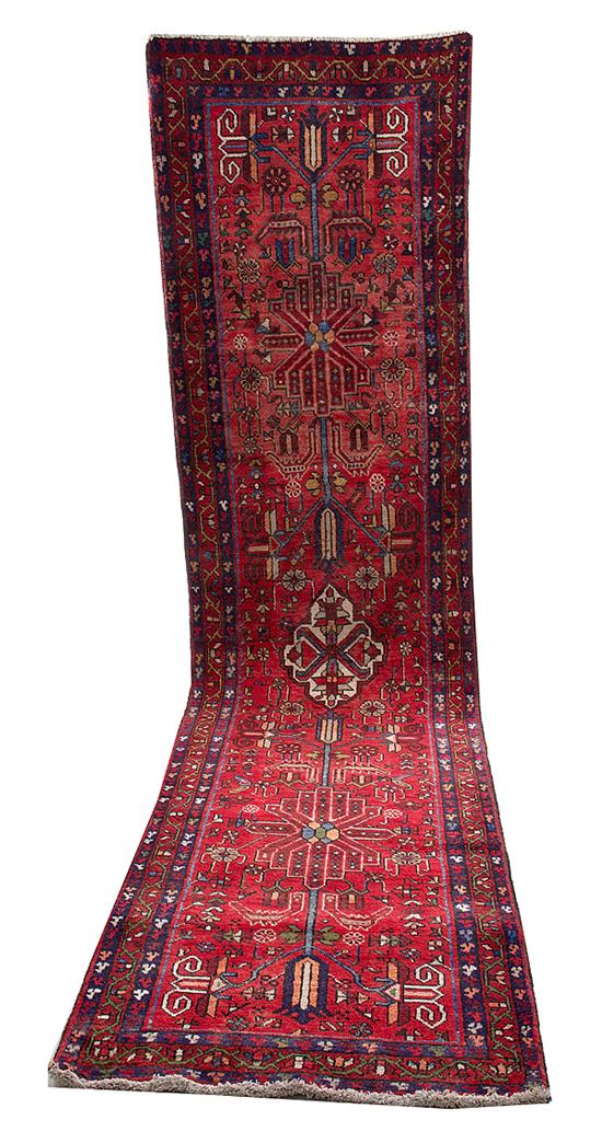 Persian Heriz runner 3' x 12'10''