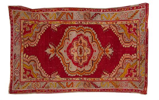 Turkish Oushak carpet 3'3'' x 5'2''