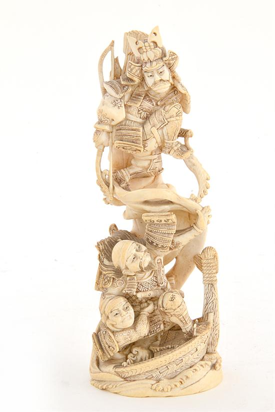 Japanese carved ivory okimono 19th