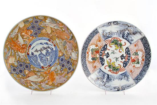 Japanese porcelain chargers first