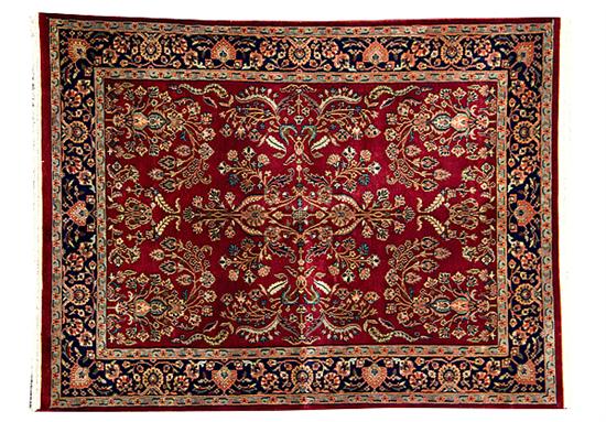 Kashmir Indian Farahan carpet 4 11  136ada