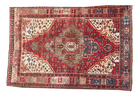 Heriz carpet 4'4'' x 6'2'' Provenance: