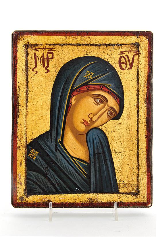 Russian icon late 19th century  136ad3