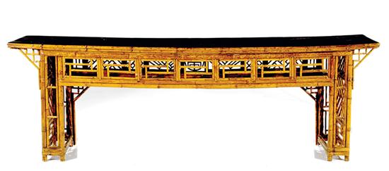 Chinese bamboo altar table circa 136ad5