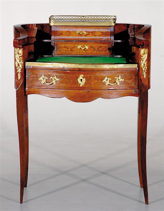 French marquetry and ormolu mounted 136af0