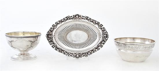 American sterling bowls and compote 136b9e