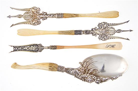 Whiting Ivory pattern sterling