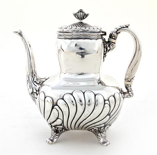 Whiting sterling coffeepot New