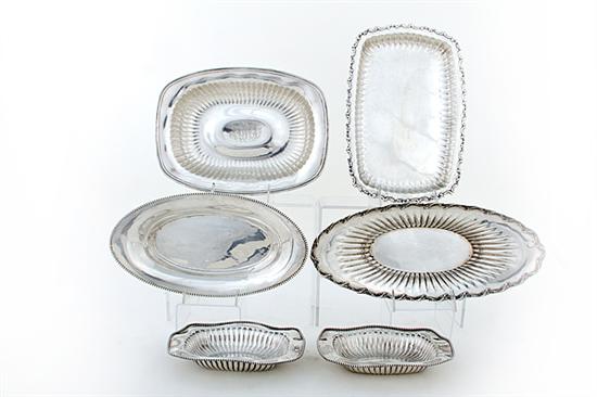 Whiting sterling trays and dishes