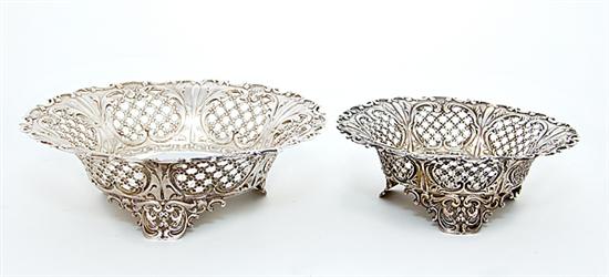 Whiting sterling reticulated centerbowls 136c25