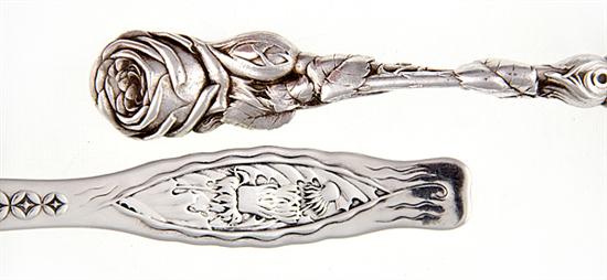 Whiting sterling serving pieces