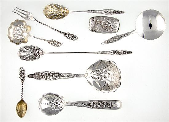 Whiting Lily of The Valley pattern sterling