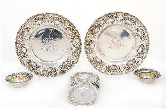 Whiting sterling condiment set