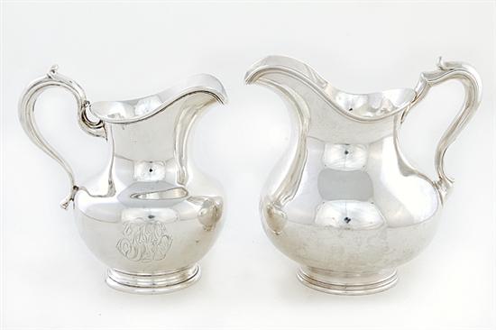 Whiting sterling beverage pitchers