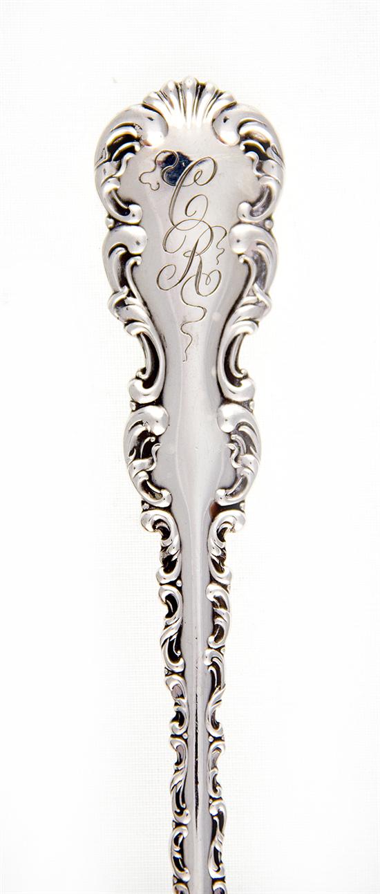 Whiting Louis XV pattern sterling 136c84