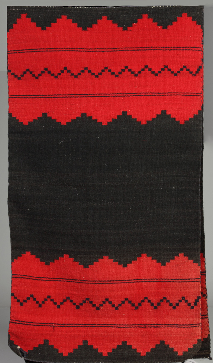 2 Panel Red & Black Navajo Women's