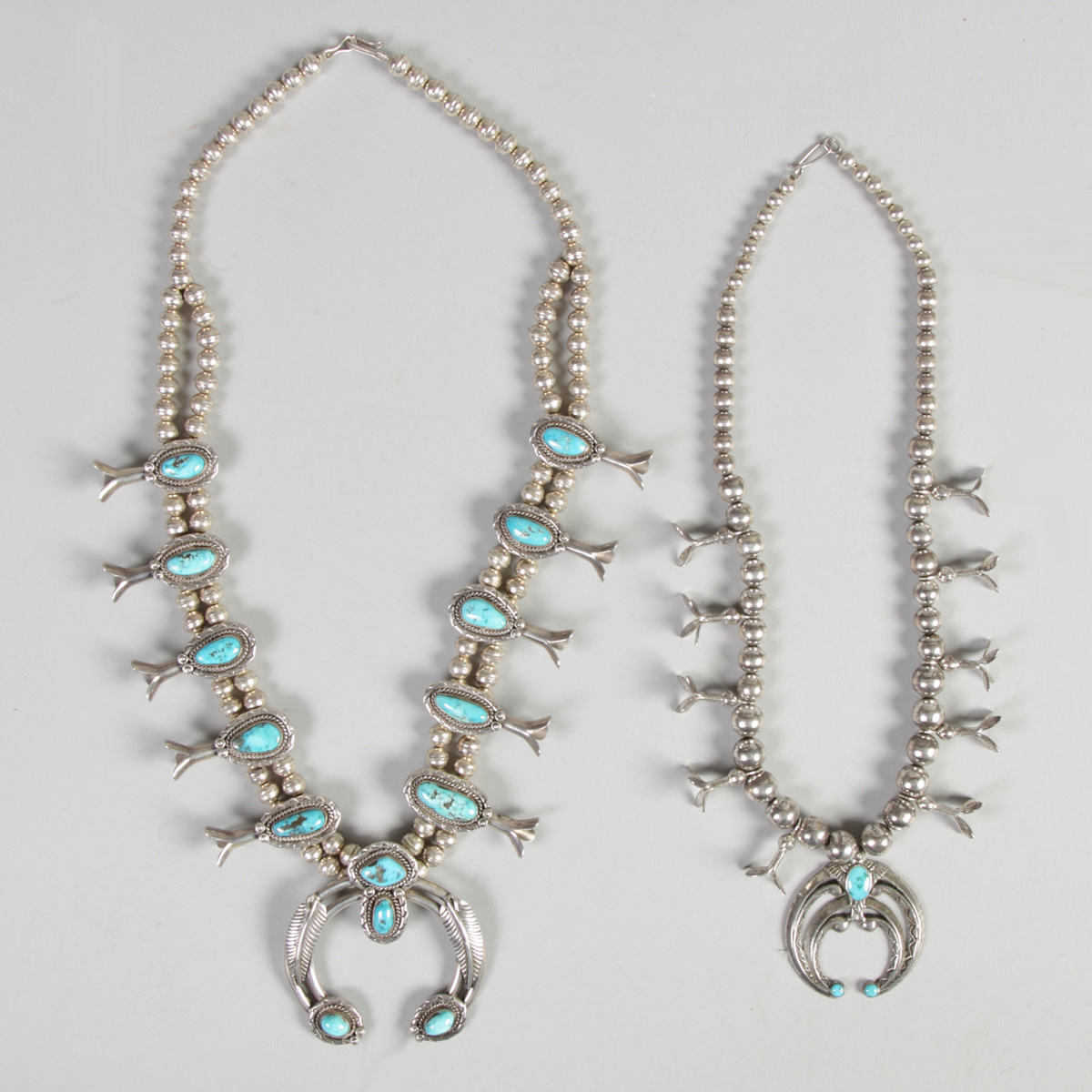 Navajo Silver & Turquoise Squash