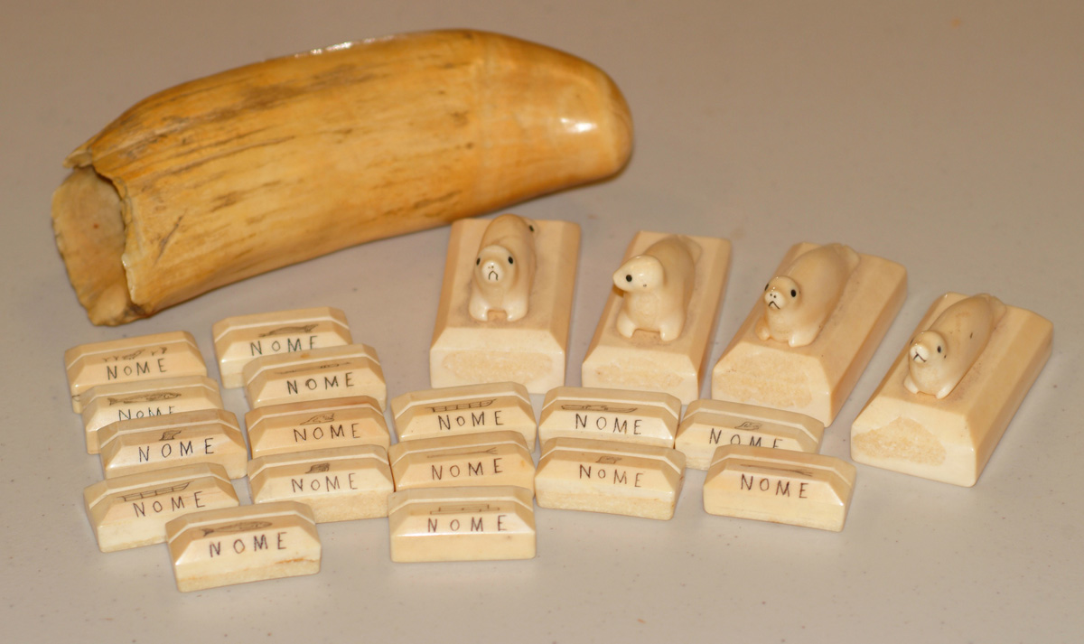 Group of Ivory Items Place card 136d47