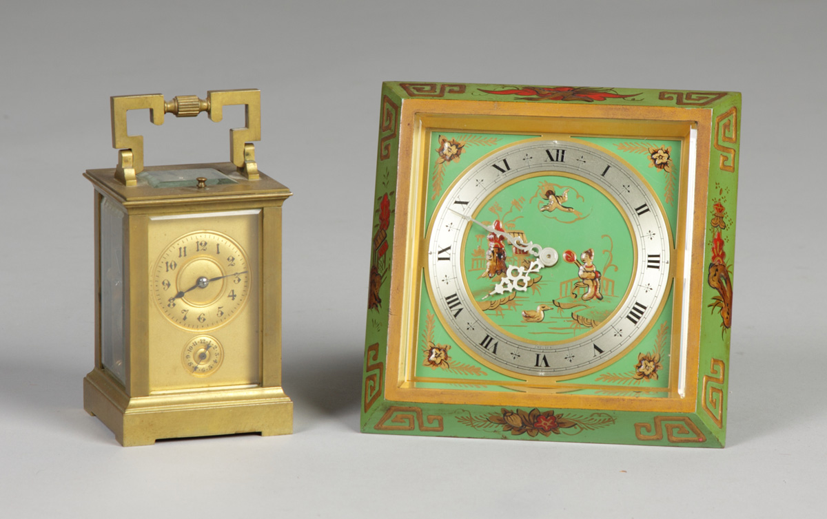 Carriage Clock & Chelsea Shelf Clock