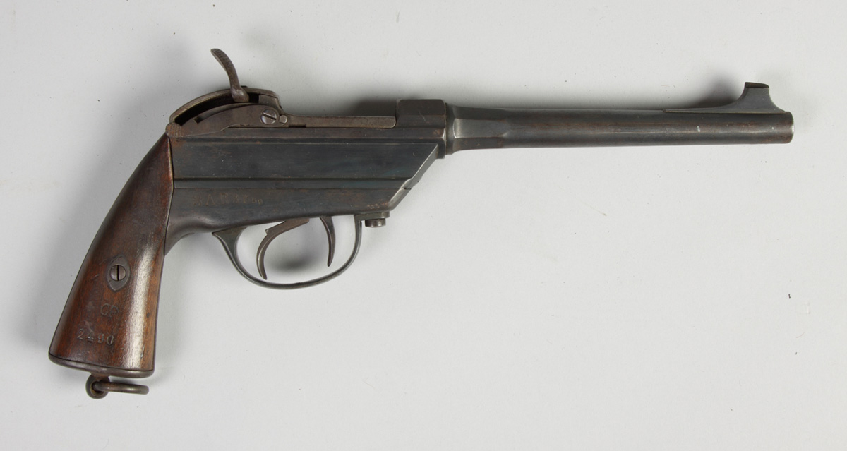 German Breech Loading Army Pistol 15