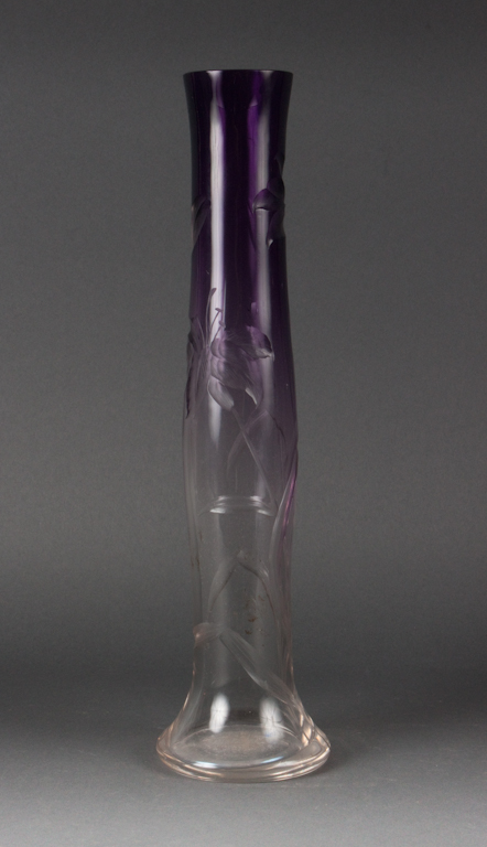 American amethyst to clear etched 136e2a