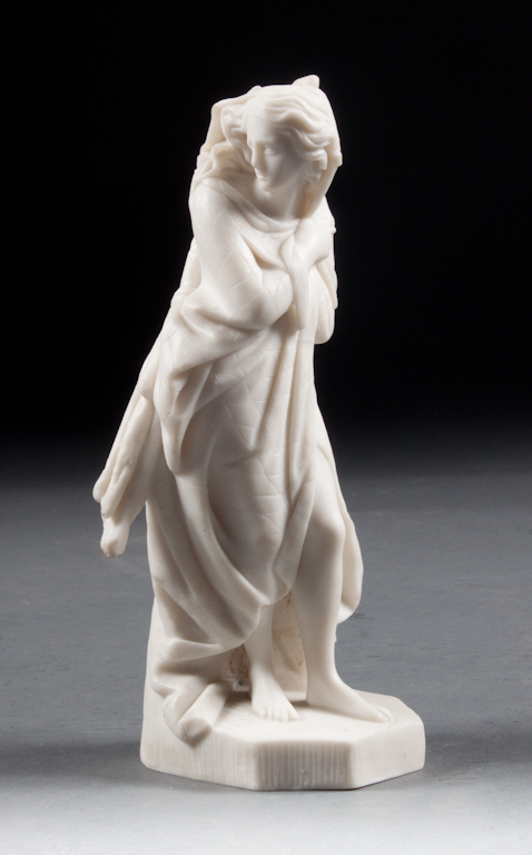 Victorian parian allegory figure of