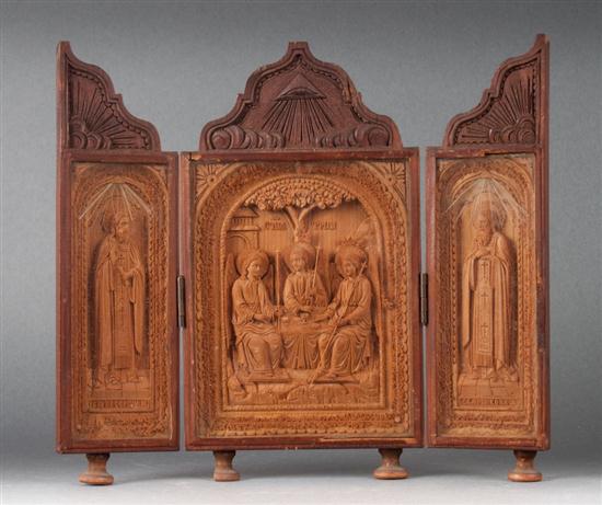 Russian carved boxwood devotional 136ea4