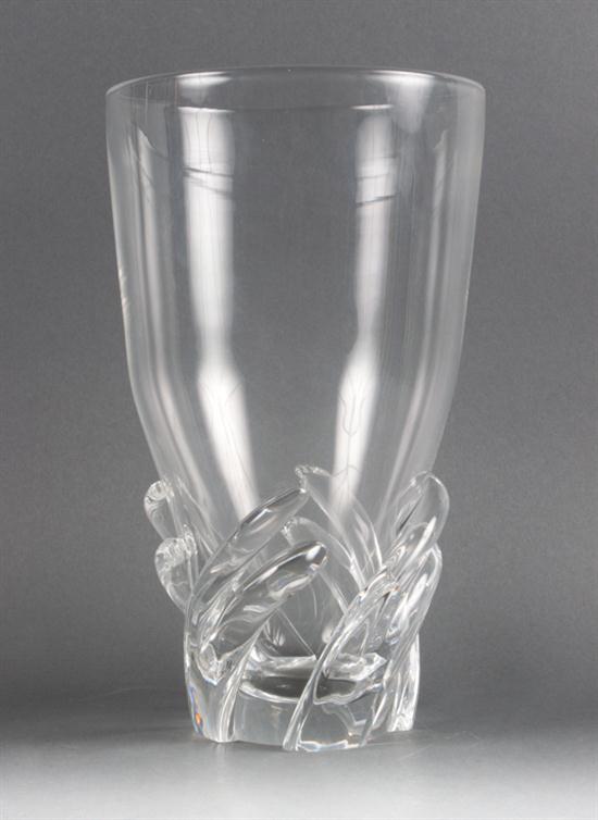 Steuben crystal vase 20th century;