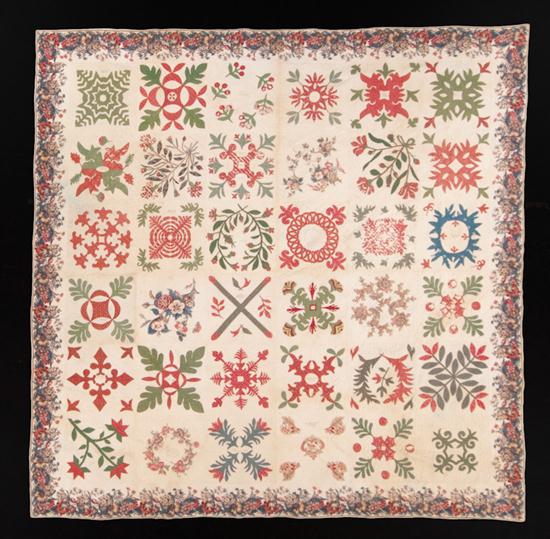 Baltimore cotton album quilt circa 136f36