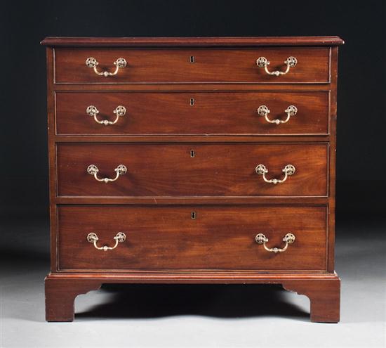 George III mahogany chest of drawers 136fa4