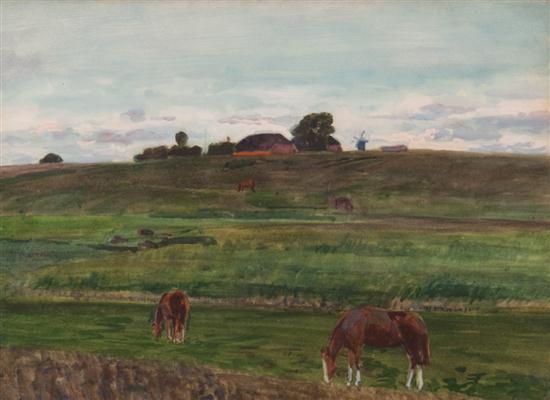 Richard Hendorf German 1861-1939 Landscape