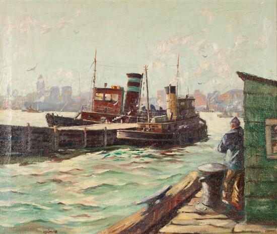 J.J. Enwright American 1911-2001 Tugboat