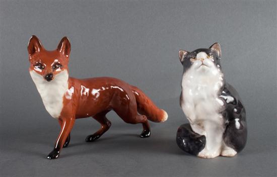 Royal Doulton china cat figure 13705b