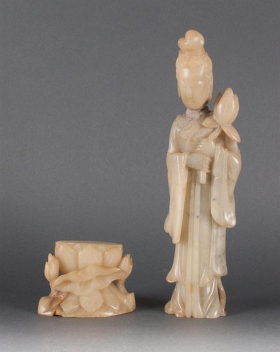 Chinese carved hardstone of Quan-Yin
