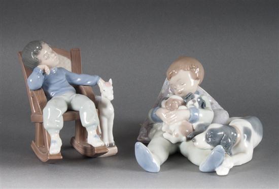 Two Lladro porcelain figural groups  139933