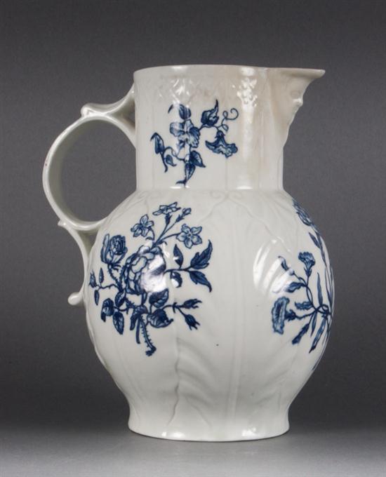Worcester floral decorated porcelain