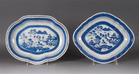 Two Chinese Export Canton porcelain
