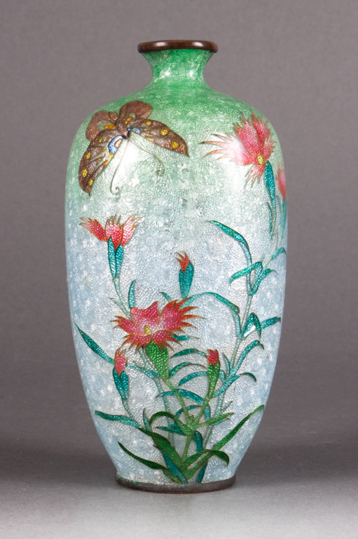 Japanese ginbari cloisonne vase 139974