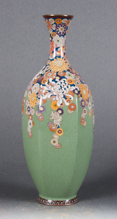 Japanese cloisonne enamel vase 139980