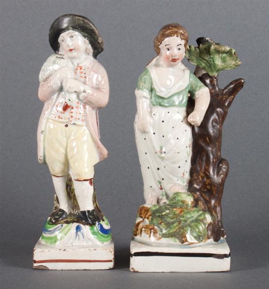 Two Staffordshire pearlware figures