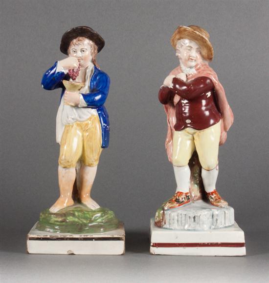 Two Staffordshire pearlware figures 1399cc