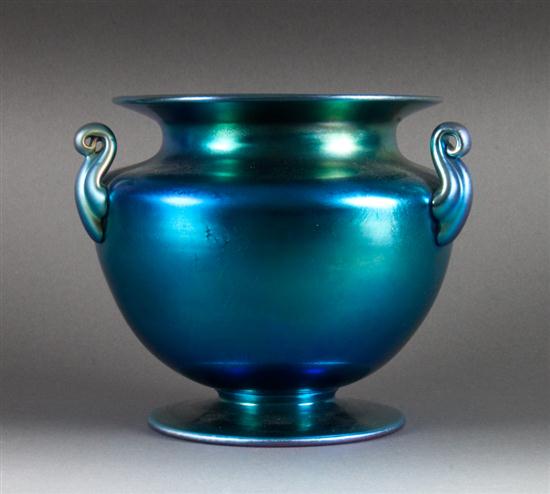 Steuben aurene art glass vase second 1399cf